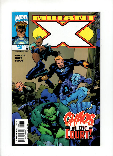 Mutant X #6A (1999) Marvel Comics 1999