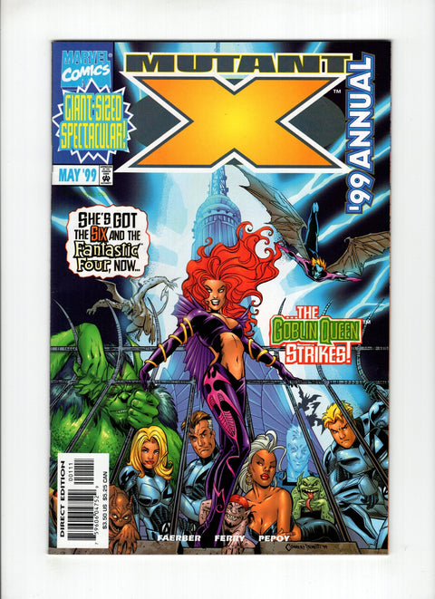 Mutant X Annual #1999A (1999) Marvel Comics 1999