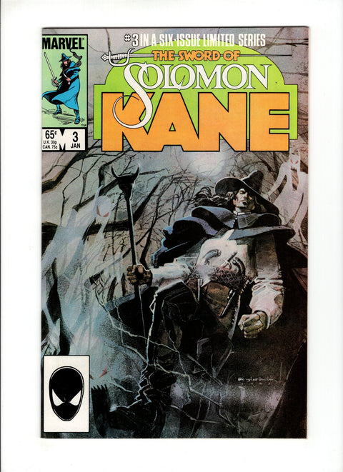 Solomon Kane #3A (1985) Marvel Comics 1985