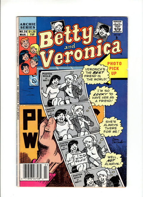 Betty & Veronica, Vol. 1 #28C (1990) CPV Archie Comic Publications 1990