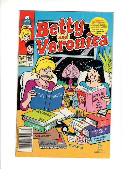 Betty & Veronica, Vol. 1 #58B (1992) Newsstand Archie Comic Publications 1992