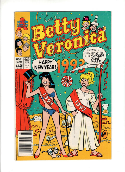 Betty & Veronica, Vol. 1 #61B (1993) Newsstand  Archie Comic Publications 1993
