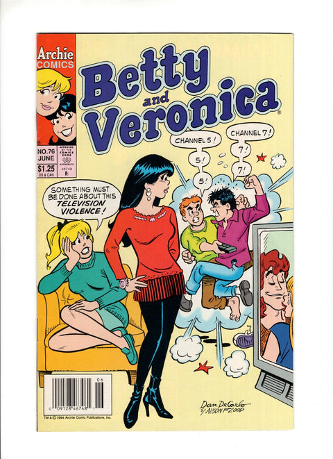 Betty & Veronica, Vol. 1 #76B (1994) Newsstand  Archie Comic Publications 1994