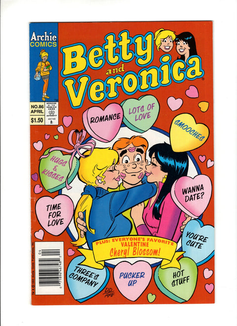 Betty & Veronica, Vol. 1 #86B (1995) Newsstand  Archie Comic Publications 1995