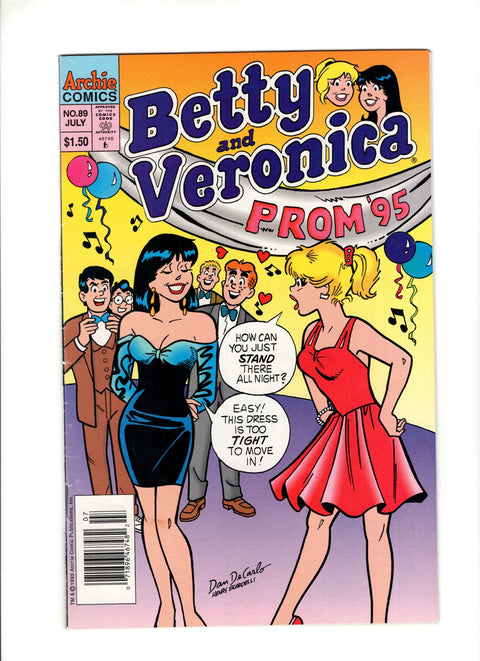 Betty & Veronica, Vol. 1 #89B (1995) Newsstand  Archie Comic Publications 1995