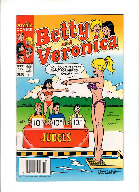 Betty & Veronica, Vol. 1 #93C (1995) CPV  Archie Comic Publications 1995