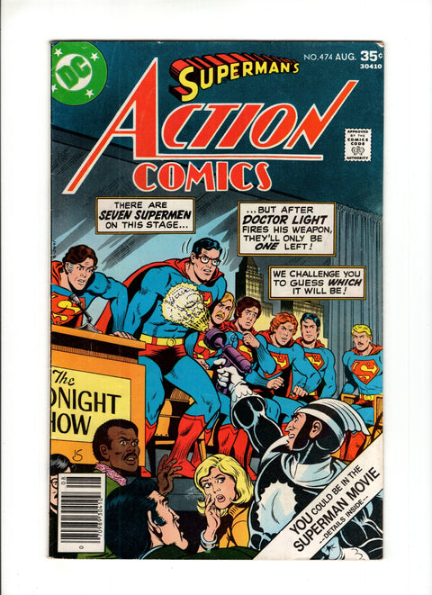Action Comics, Vol. 1 #474 (1977) DC Comics 1977 Buy & Sell Comics Online Comic Shop Toronto Canada