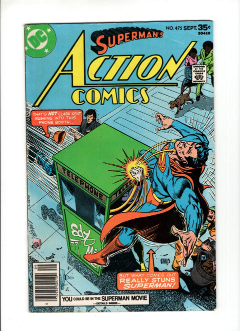 Action Comics, Vol. 1 #475 (1977) DC Comics 1977 Buy & Sell Comics Online Comic Shop Toronto Canada