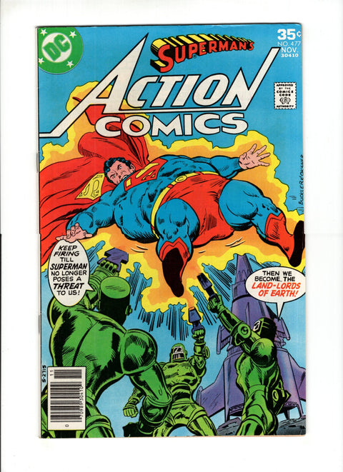 Action Comics, Vol. 1 #477 (1977) DC Comics 1977 Buy & Sell Comics Online Comic Shop Toronto Canada