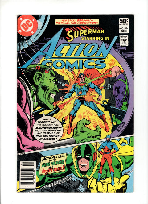 Action Comics, Vol. 1 #514B (1980) Newsstand DC Comics 1980 Buy & Sell Comics Online Comic Shop Toronto Canada