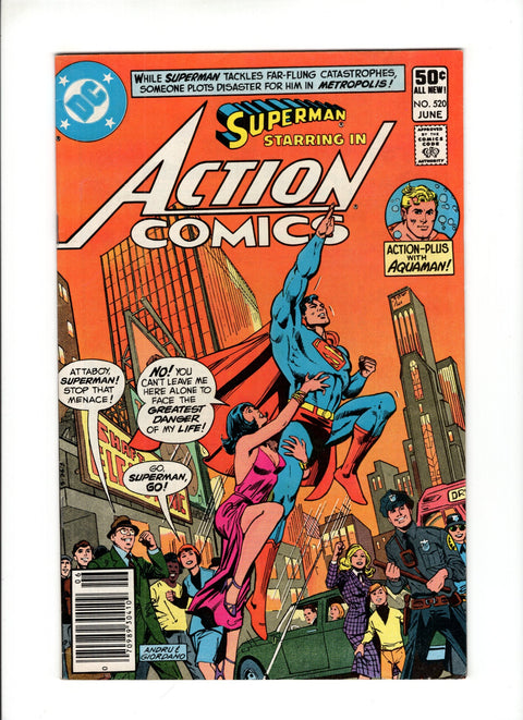 Action Comics, Vol. 1 #520B (1981) Newsstand DC Comics 1981 Buy & Sell Comics Online Comic Shop Toronto Canada