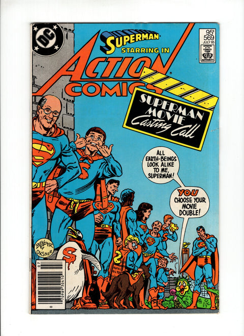 Action Comics, Vol. 1 #569C (1985) CPV DC Comics 1985 Buy & Sell Comics Online Comic Shop Toronto Canada