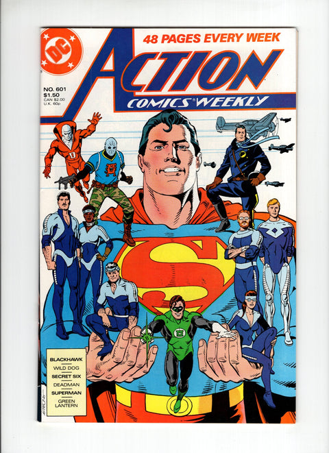 Action Comics, Vol. 1 #601 (1988) DC Comics 1988 Buy & Sell Comics Online Comic Shop Toronto Canada