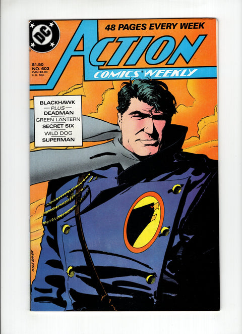 Action Comics, Vol. 1 #603 (1988) DC Comics 1988 Buy & Sell Comics Online Comic Shop Toronto Canada