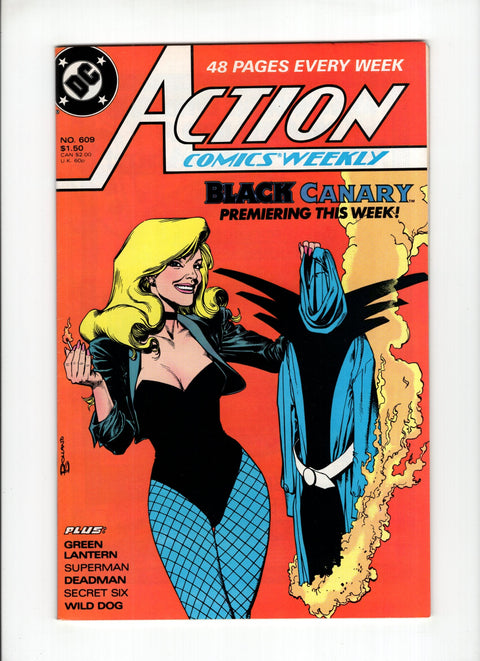 Action Comics, Vol. 1 #609 (1988) Brian Bolland Cover Brian Bolland Cover DC Comics 1988 Buy & Sell Comics Online Comic Shop Toronto Canada