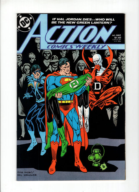 Action Comics, Vol. 1 #642 (1989) DC Comics 1989 Buy & Sell Comics Online Comic Shop Toronto Canada
