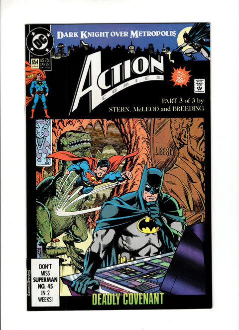 Action Comics, Vol. 1 #654A (1990) DC Comics 1990 Buy & Sell Comics Online Comic Shop Toronto Canada