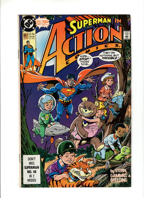 Action Comics, Vol. 1 #657A (1990) DC Comics 1990 Buy & Sell Comics Online Comic Shop Toronto Canada
