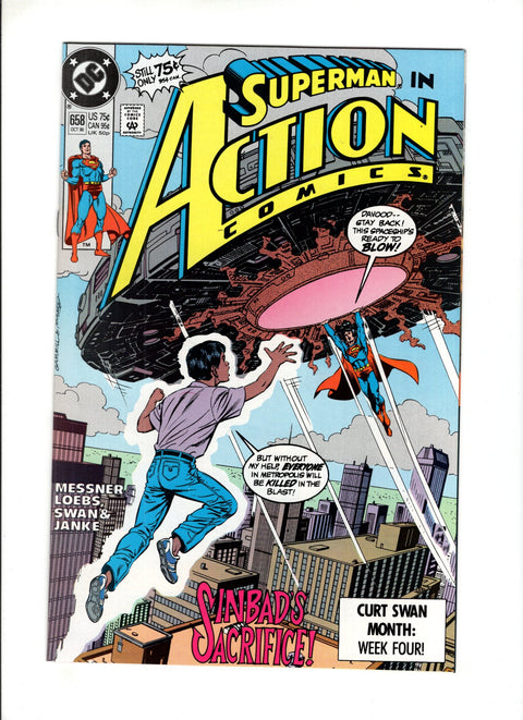 Action Comics, Vol. 1 #658A (1990) DC Comics 1990 Buy & Sell Comics Online Comic Shop Toronto Canada