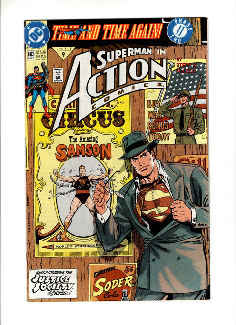 Action Comics, Vol. 1 #663A (1991) DC Comics 1991 Buy & Sell Comics Online Comic Shop Toronto Canada