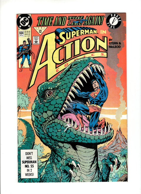 Action Comics, Vol. 1 #664A (1991) DC Comics 1991 Buy & Sell Comics Online Comic Shop Toronto Canada