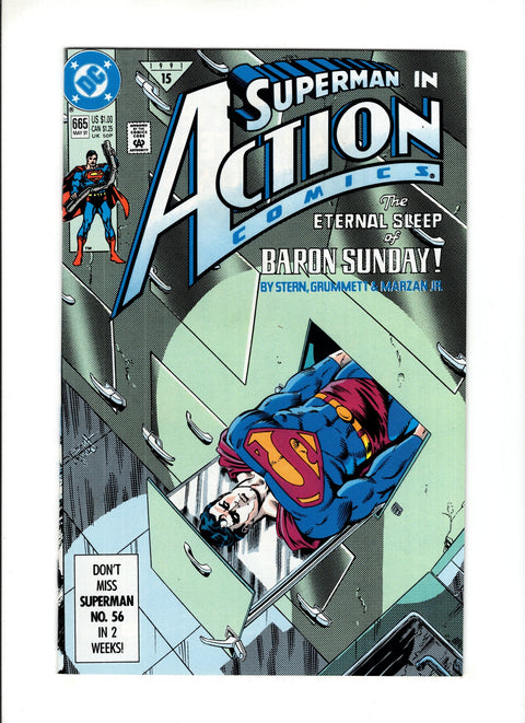 Action Comics, Vol. 1 #665A (1991) DC Comics 1991 Buy & Sell Comics Online Comic Shop Toronto Canada