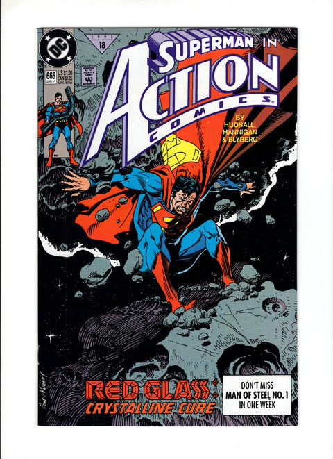 Action Comics, Vol. 1 #666A (1991) DC Comics 1991 Buy & Sell Comics Online Comic Shop Toronto Canada