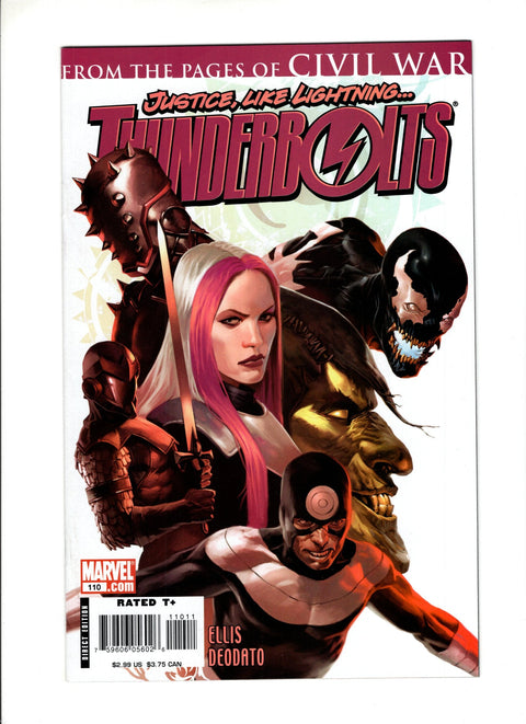 Thunderbolts, Vol. 1 #110A (2007) Marvel Comics 2007 Buy & Sell Comics Online Comic Shop Toronto Canada