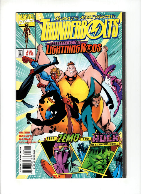 Thunderbolts, Vol. 1 #16 (1998) Marvel Comics 1998 Buy & Sell Comics Online Comic Shop Toronto Canada