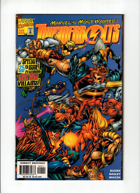 Thunderbolts, Vol. 1 #25 (1999) Marvel Comics 1999 Buy & Sell Comics Online Comic Shop Toronto Canada