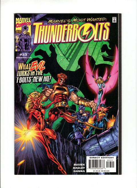 Thunderbolts, Vol. 1 #33 (1999)   Marvel Comics 1999 Buy & Sell Comics Online Comic Shop Toronto Canada