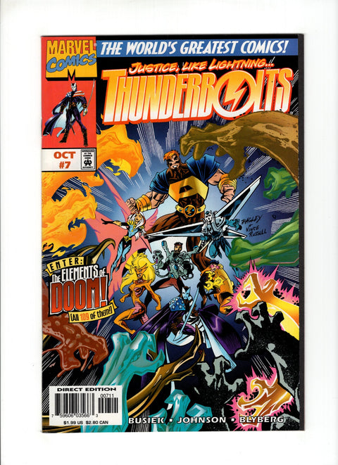 Thunderbolts, Vol. 1 #7 (1997) Marvel Comics 1997 Buy & Sell Comics Online Comic Shop Toronto Canada