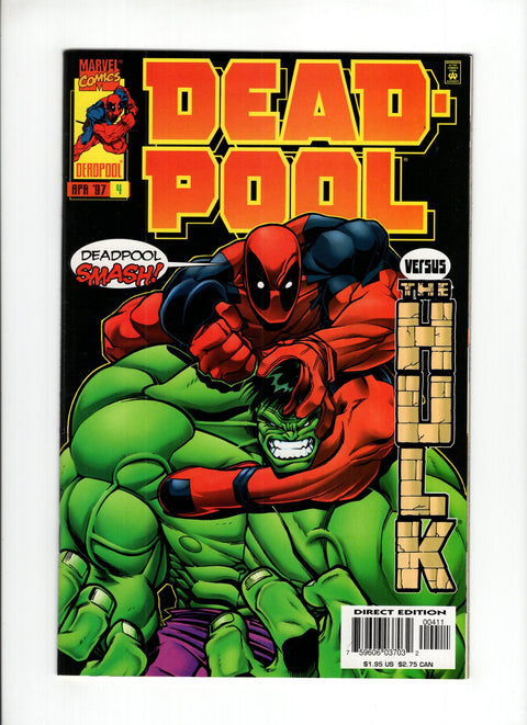 Deadpool, Vol. 2 #4 (1997) Deadpool vs. Hulk Deadpool vs. Hulk Marvel Comics 1997 Buy & Sell Comics Online Comic Shop Toronto Canada