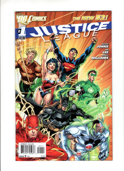 Justice League, Vol. 1 #1 (2011) DC Comics 2011 Buy & Sell Comics Online Comic Shop Toronto Canada