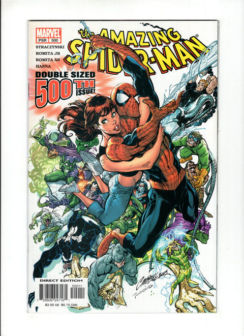 The Amazing Spider-Man, Vol. 2 #500 (2003) J. Scott Campbell J. Scott Campbell Buy & Sell Comics Online Comic Shop Toronto Canada