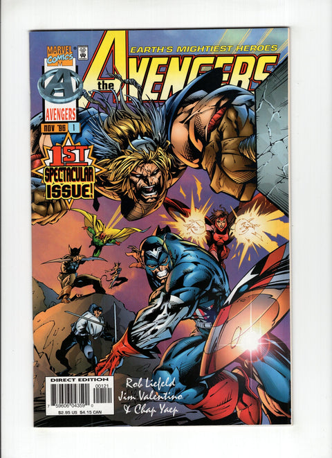 The Avengers, Vol. 2 #1 (Cvr B) (1996) Jonathan Sibal  B Jonathan Sibal  Buy & Sell Comics Online Comic Shop Toronto Canada