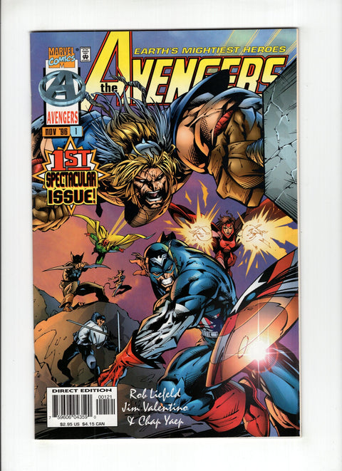 The Avengers, Vol. 2 #1 (Cvr B) (1996) Jonathan Sibal B Jonathan Sibal Buy & Sell Comics Online Comic Shop Toronto Canada