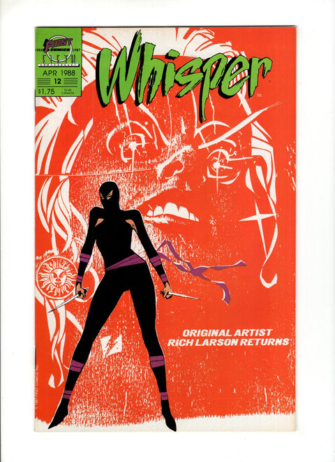 Whisper, Vol. 2 #12 (1988) Buy & Sell Comics Online Comic Shop Toronto Canada