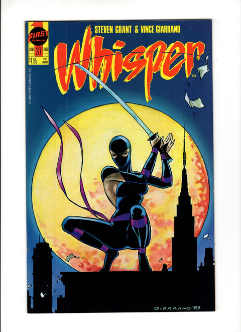 Whisper, Vol. 2 #37 (1990) Buy & Sell Comics Online Comic Shop Toronto Canada