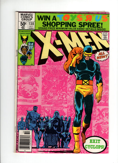 Uncanny X-Men, Vol. 1 #138 (1980) Cyclops Leaves X-Men Cyclops Leaves X-Men Buy & Sell Comics Online Comic Shop Toronto Canada