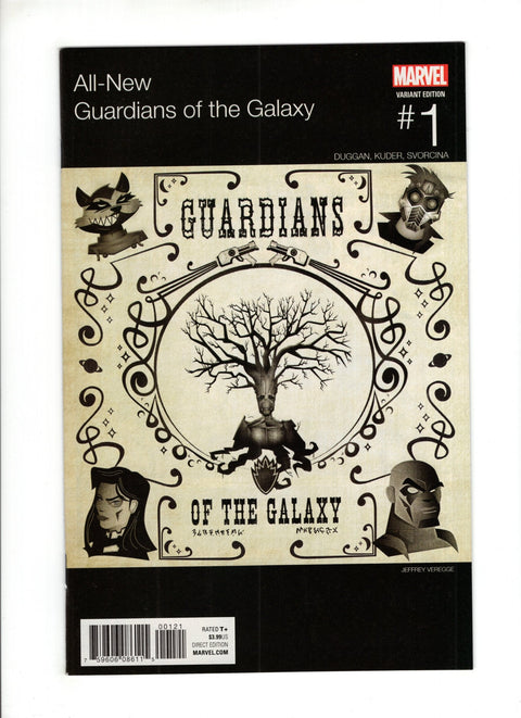 All-New Guardians of the Galaxy #1 (Cvr B) (2017) Jeffrey Veregge Hip-Hop Variant B Jeffrey Veregge Hip-Hop Variant Buy & Sell Comics Online Comic Shop Toronto Canada