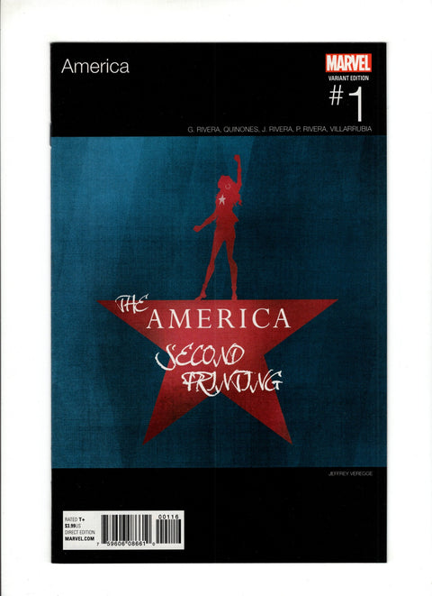 America #1 (Cvr I) (2017) 2nd Printing Jeffrey Veregge Hip-Hop Variant I 2nd Printing Jeffrey Veregge Hip-Hop Variant Buy & Sell Comics Online Comic Shop Toronto Canada