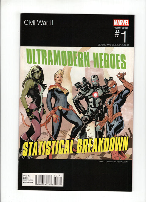 Civil War II #1 (Cvr D) (2016) Terry Dodson Team Captain Marvel Hip-Hop Variant D Terry Dodson Team Captain Marvel Hip-Hop Variant Buy & Sell Comics Online Comic Shop Toronto Canada