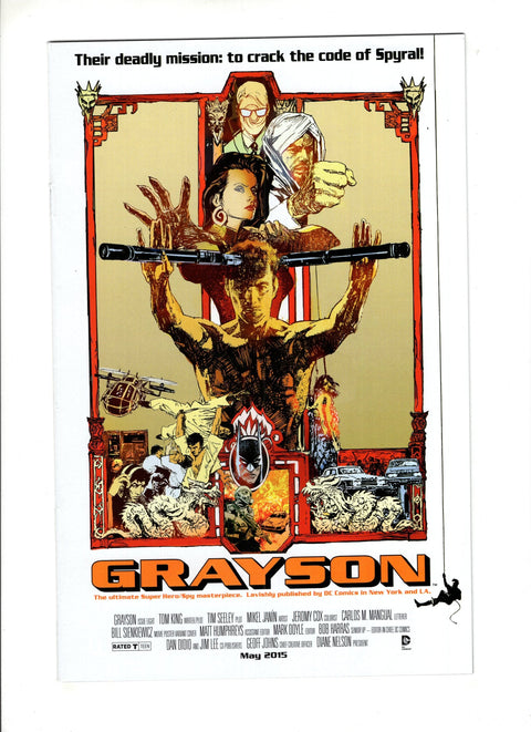 Grayson #8 (Cvr B) (2015) Movie Poster Variant B Movie Poster Variant Buy & Sell Comics Online Comic Shop Toronto Canada