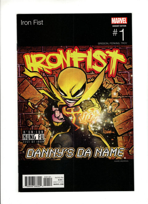 Iron Fist, Vol. 5 #1 (Cvr E) (2017) Kaare Andrews Hip-Hop Variant E Kaare Andrews Hip-Hop Variant Buy & Sell Comics Online Comic Shop Toronto Canada