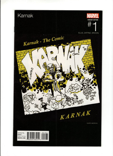 Karnak #1 (Cvr H) (2015) Kaare Andrews Hip-Hop Variant H Kaare Andrews Hip-Hop Variant Buy & Sell Comics Online Comic Shop Toronto Canada
