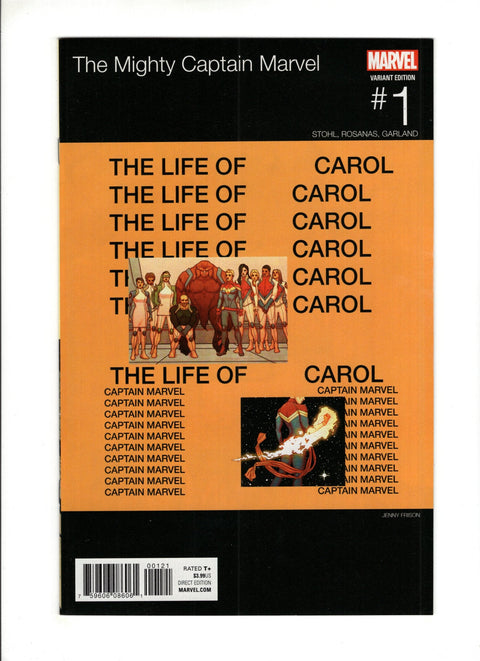 The Mighty Captain Marvel #1 (Cvr B) (2017) Jenny Frison Hip-Hop Variant B Jenny Frison Hip-Hop Variant Buy & Sell Comics Online Comic Shop Toronto Canada