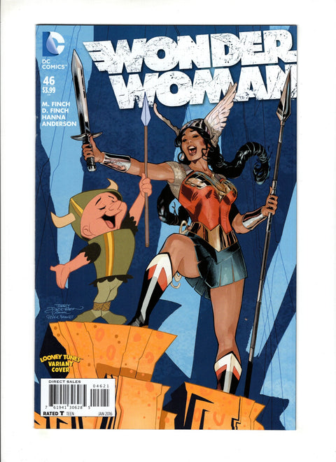 Wonder Woman, Vol. 4 #46 (Cvr B) (2015) Terry Dodson & Rachel Dodson Looney Tunes Variant  B Terry Dodson & Rachel Dodson Looney Tunes Variant  Buy & Sell Comics Online Comic Shop Toronto Canada