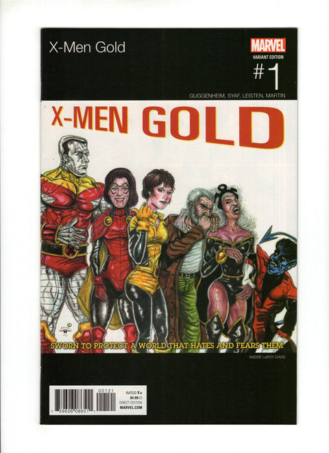 X-Men: Gold, Vol. 2 #1 (Cvr B) (2017) Andre Leroy Davis Hip-Hop Variant B Andre Leroy Davis Hip-Hop Variant Buy & Sell Comics Online Comic Shop Toronto Canada