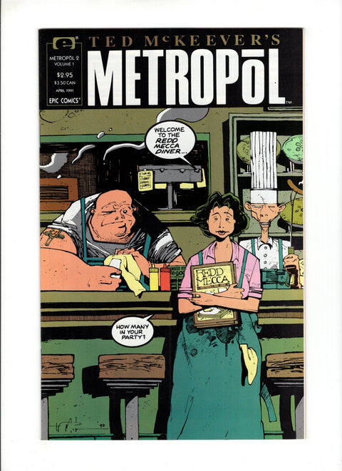 Ted McKeever's Metropol #2 (1991) Buy & Sell Comics Online Comic Shop Toronto Canada